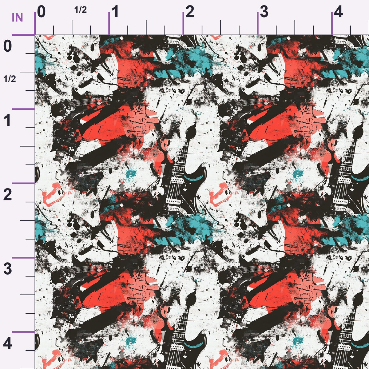 Punk Poster Riot Pattern 6 Minky Fabric