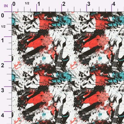 Punk Poster Riot Pattern 6 Minky Fabric