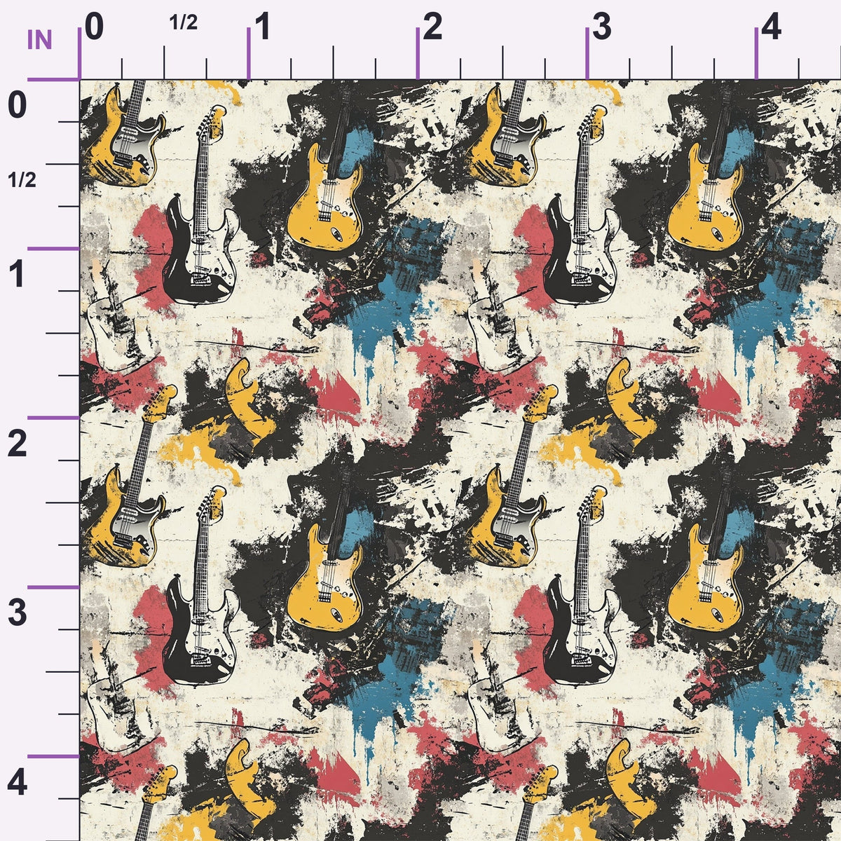 Punk Poster Riot Pattern 7 Minky Fabric