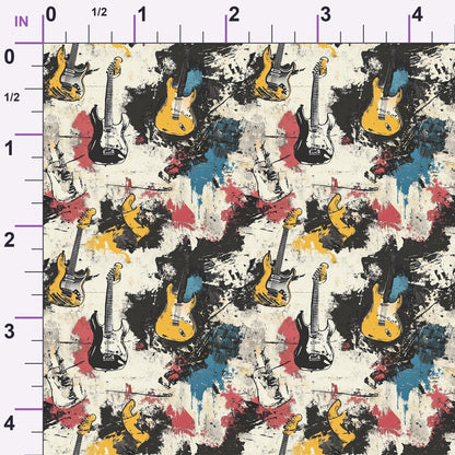 Punk Poster Riot Pattern 7 Minky Fabric
