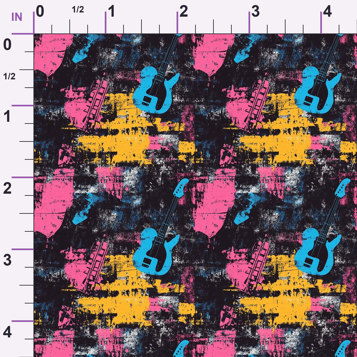 Punk Poster Riot Pattern 8 Minky Fabric