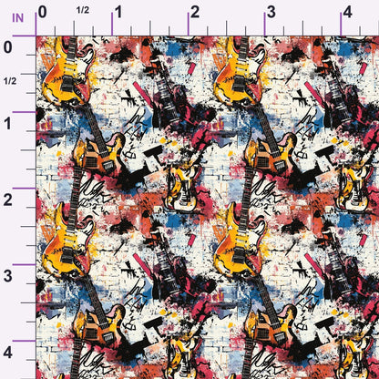 Punk Poster Riot Pattern 9 Minky Fabric