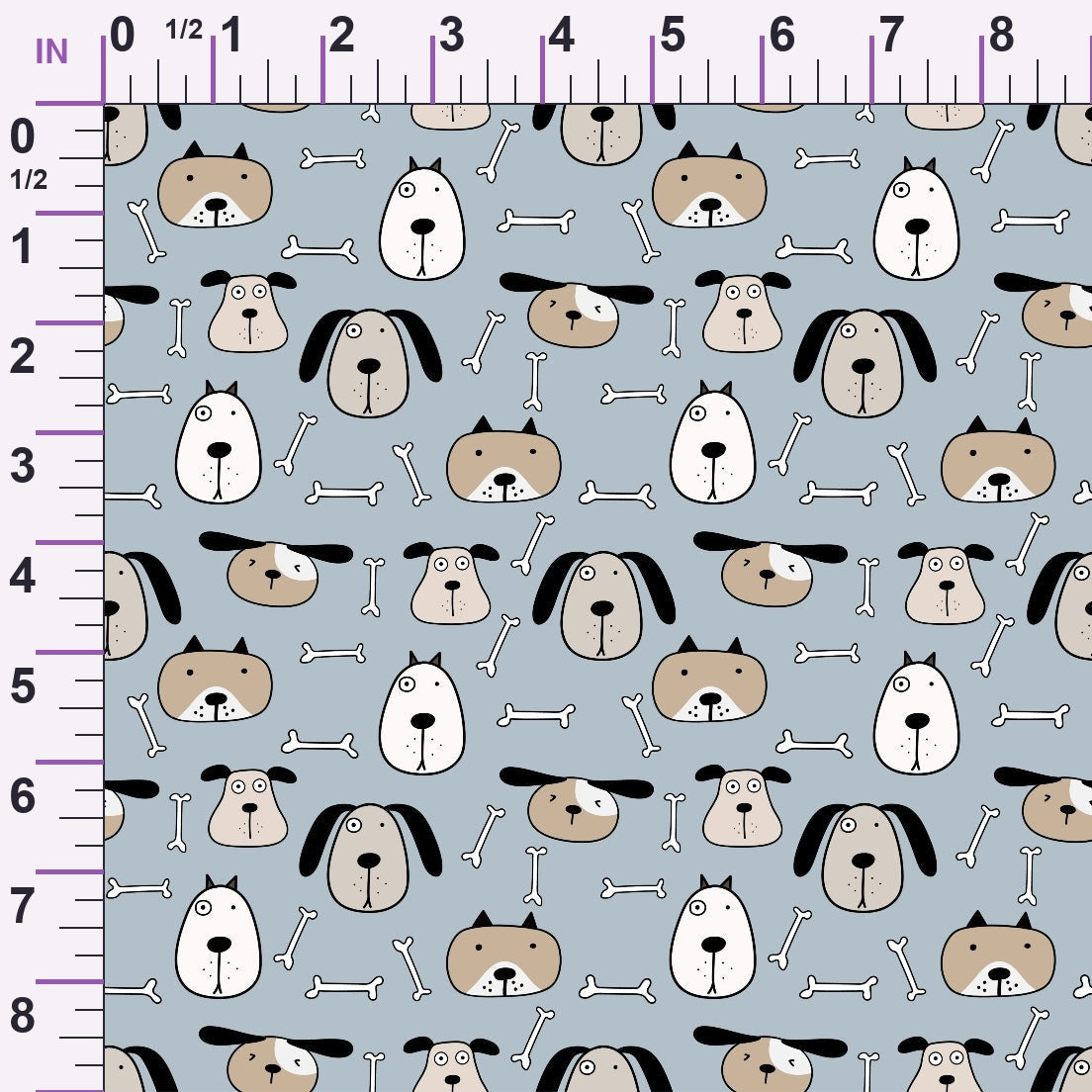 Puppy Pile Pattern 10 Minky Fabric