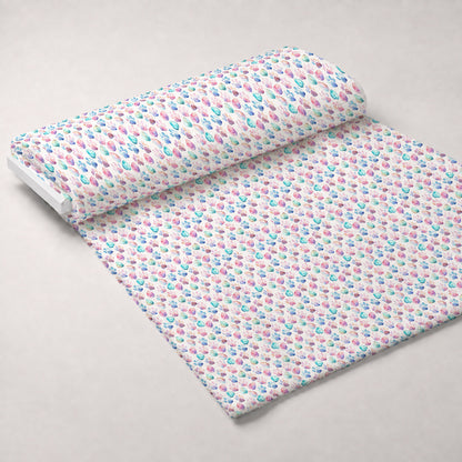 Puppy Prints Pattern 18 Minky Fabric