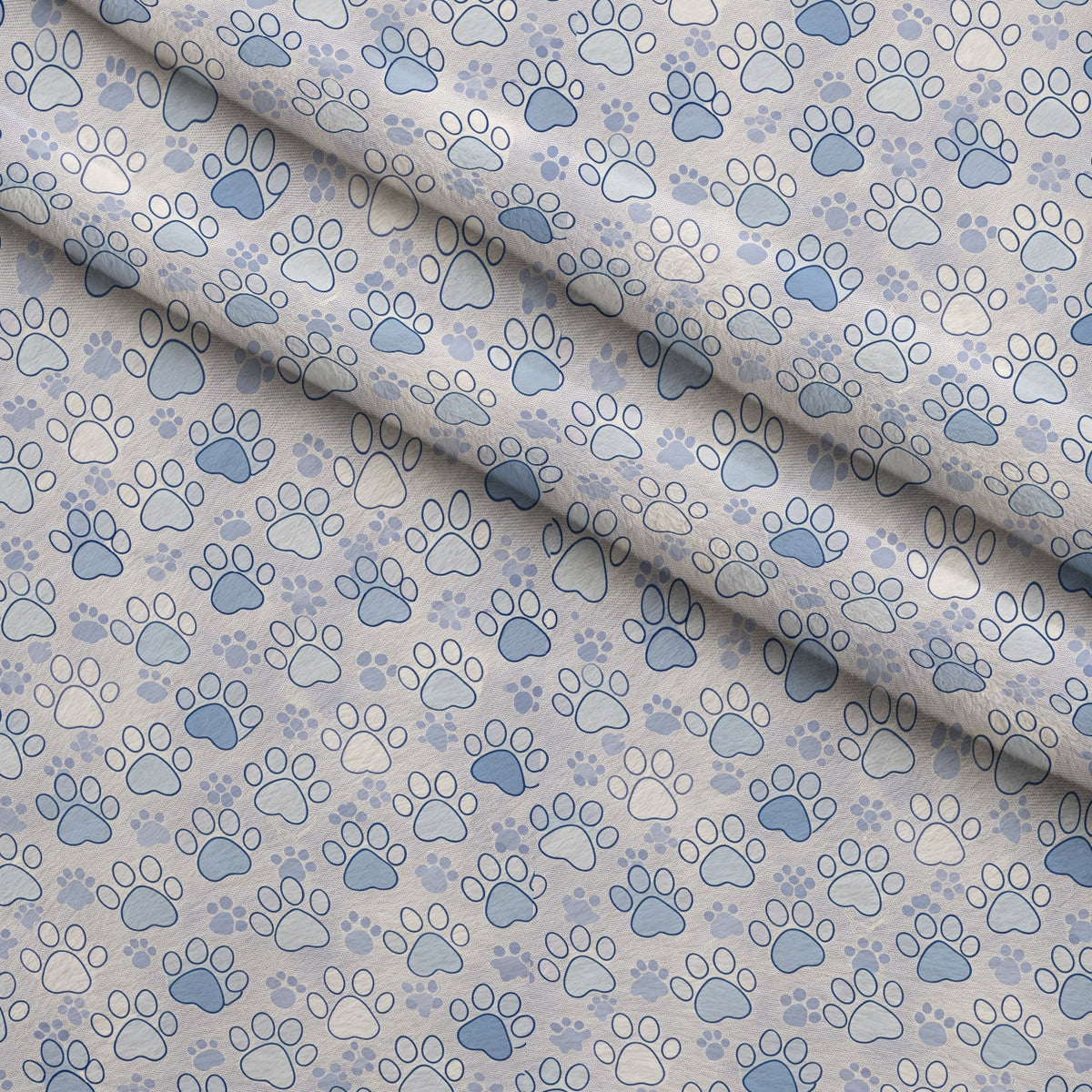 Puppy Prints Pattern 2 Minky Fabric