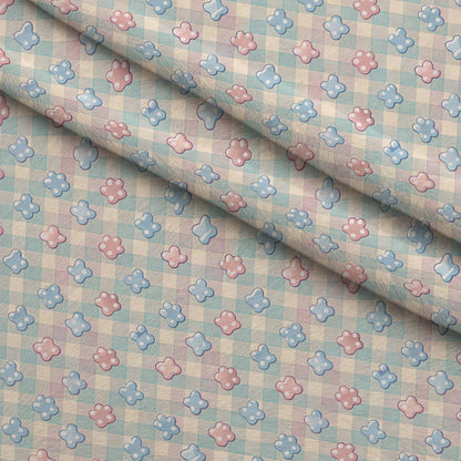Puppy Prints Pattern 23 Minky Fabric