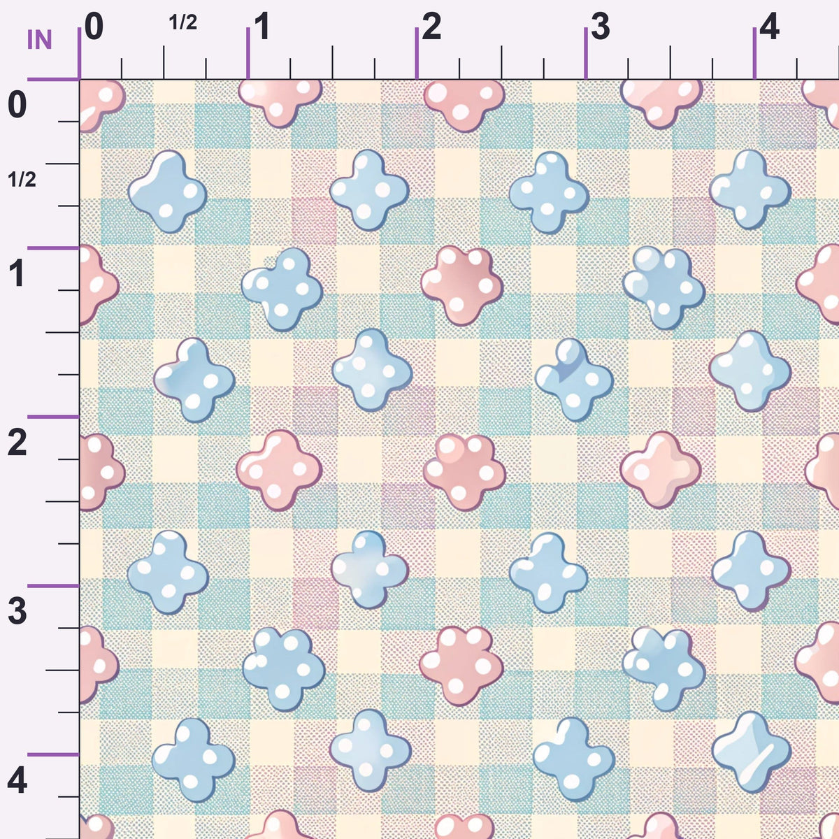 Puppy Prints Pattern 23 Minky Fabric