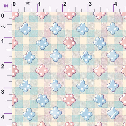 Puppy Prints Pattern 23 Minky Fabric