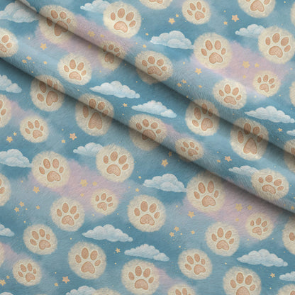 Puppy Prints Pattern 24 Minky Fabric