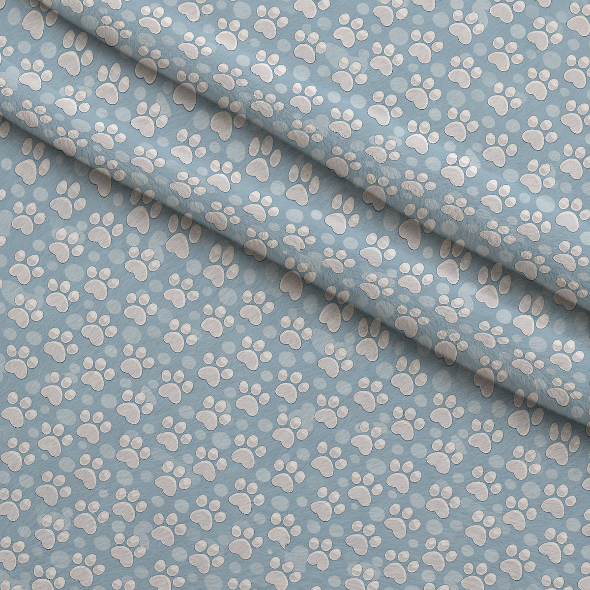 Puppy Prints Pattern 3 Minky Fabric