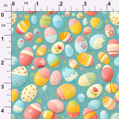 Pysanky Garden Pattern 10 Minky Fabric