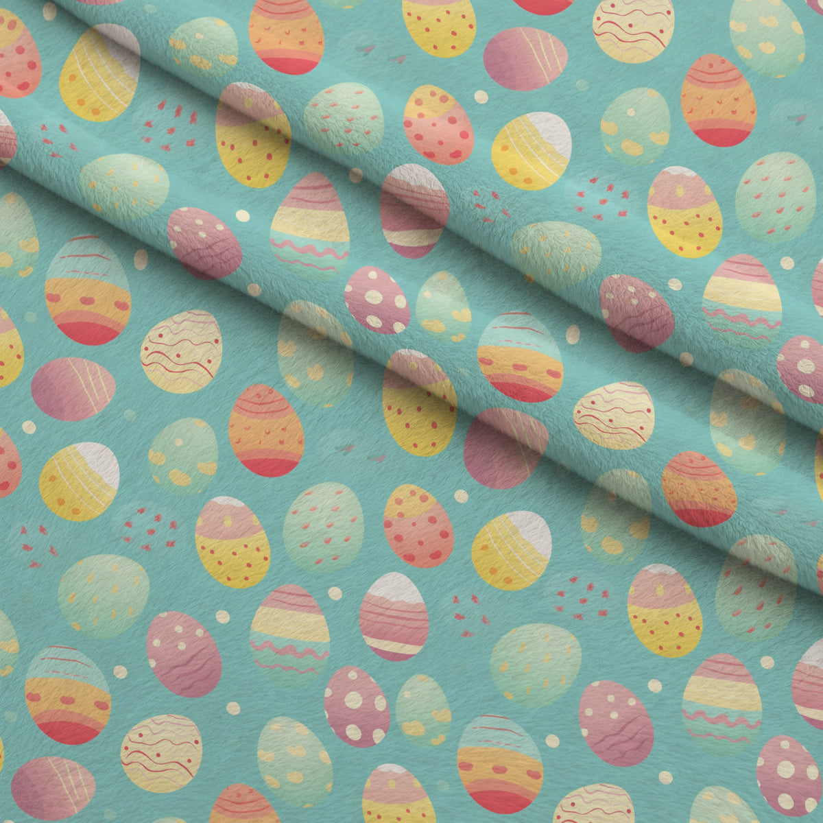 Pysanky Garden Pattern 11 Minky Fabric
