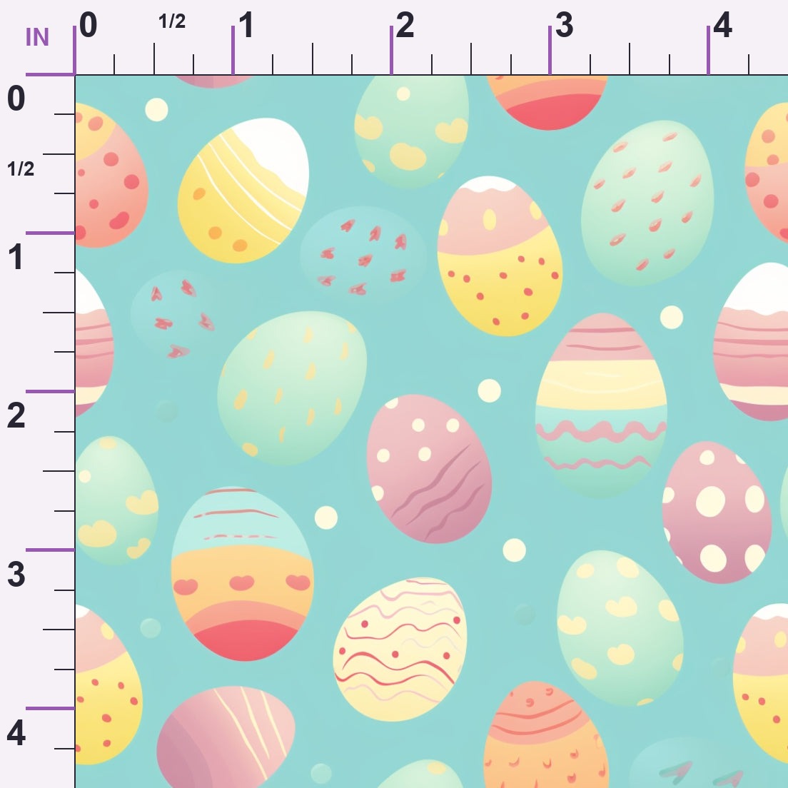 Pysanky Garden Pattern 11 Minky Fabric