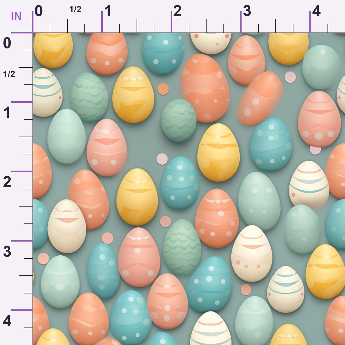 Pysanky Garden Pattern 18 Minky Fabric