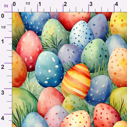 Pysanky Garden Pattern 22 Minky Fabric
