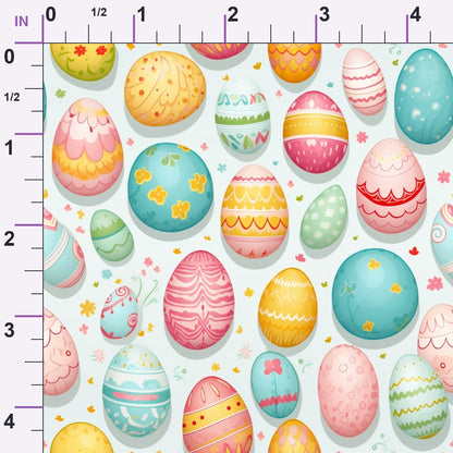 Pysanky Garden Pattern 23 Minky Fabric
