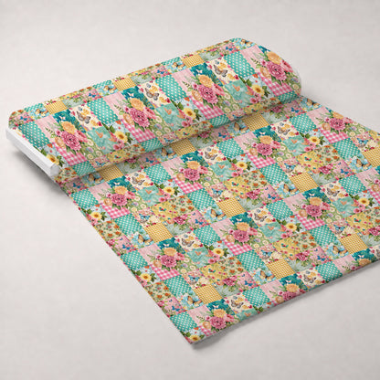 Quilted Daisies Pattern 11 Minky Fabric