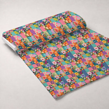 Quilted Daisies Pattern 15 Minky Fabric