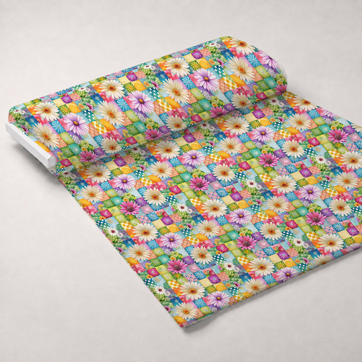 Quilted Daisies Pattern 31 Minky Fabric