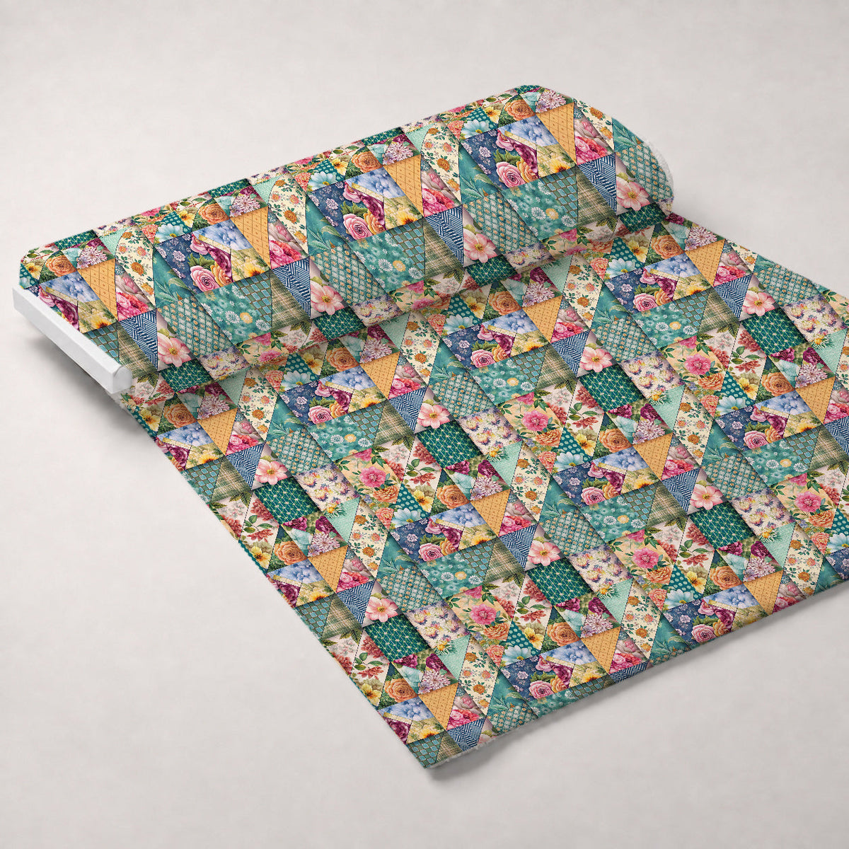 Quilted Daisies Pattern 5 Minky Fabric