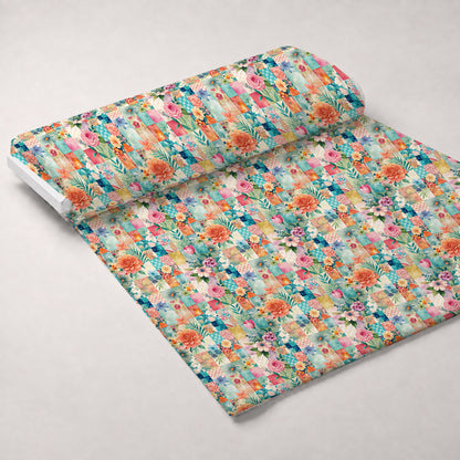 Quilted Daisies Pattern 7 Minky Fabric