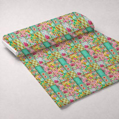 Quilted Daisies Pattern 8 Minky Fabric