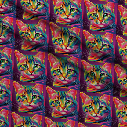 Rainbow Blooms Pattern 5 Minky Fabric