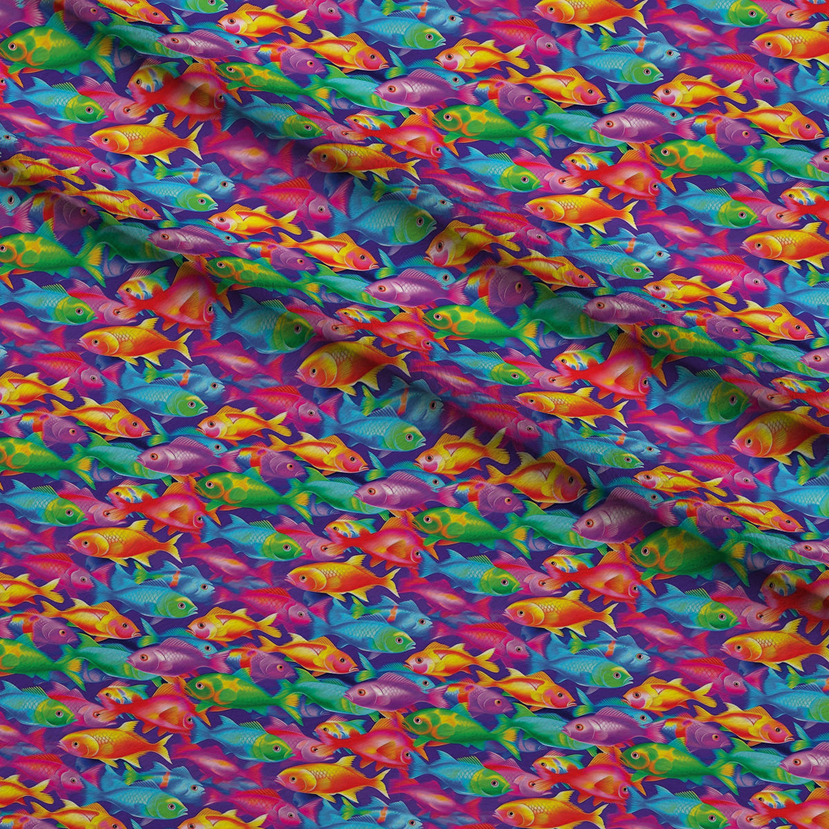 Rainbow Blooms Pattern 9 Minky Fabric