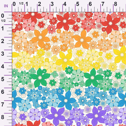 Rainbow Daydream Pattern 10 Minky Fabric