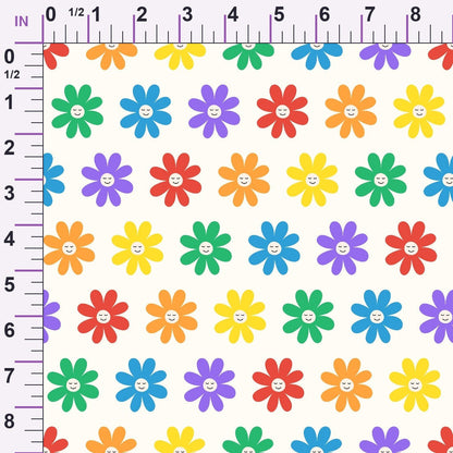 Rainbow Daydream Pattern 11 Minky Fabric