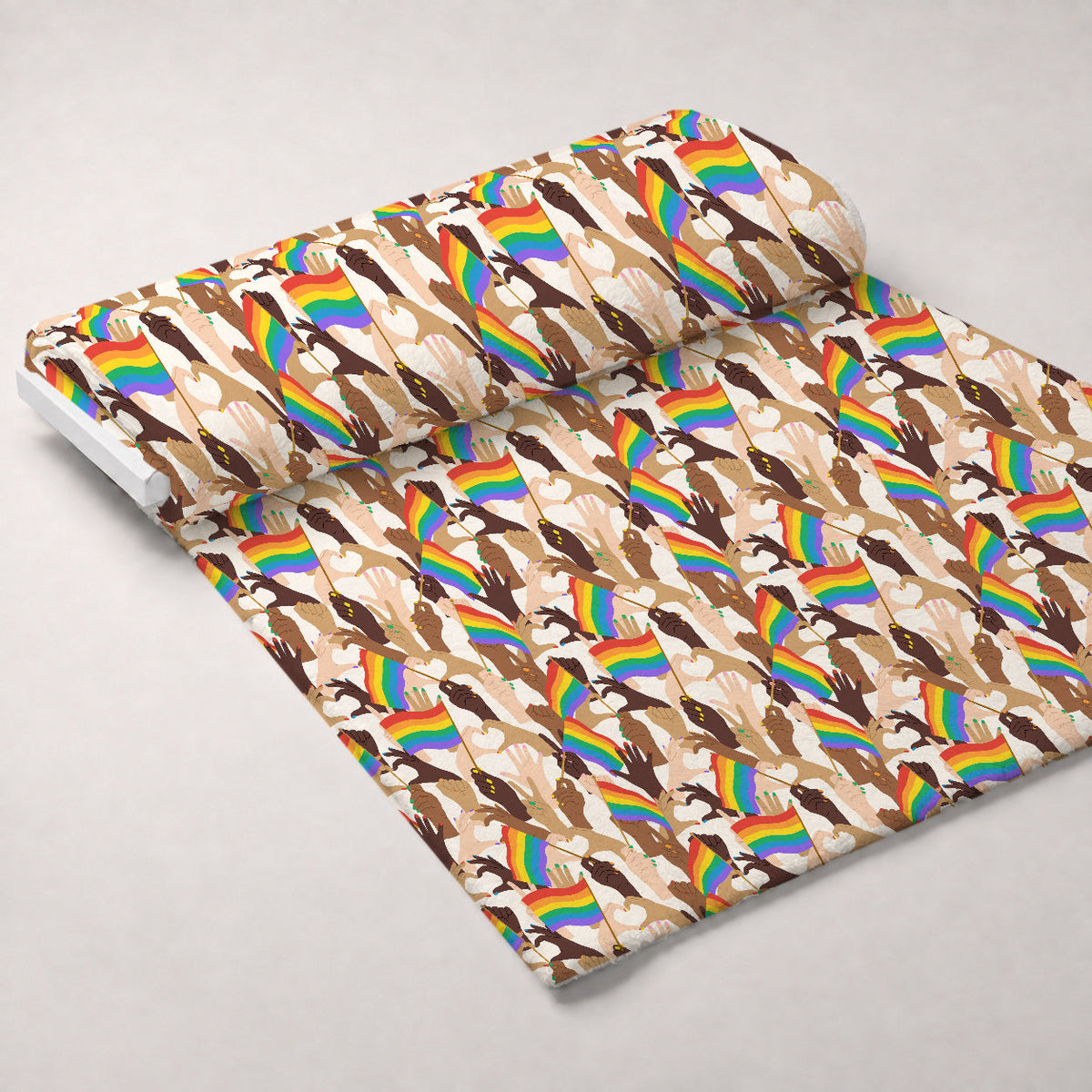 Rainbow Daydream Pattern 13 Minky Fabric