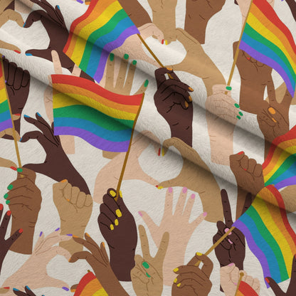 Rainbow Daydream Pattern 13 Minky Fabric