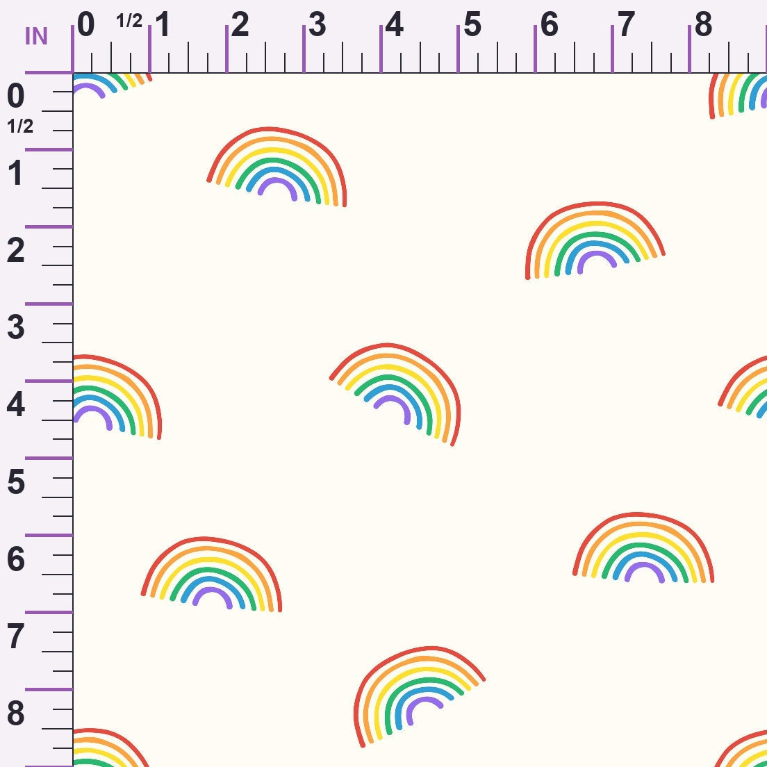 Rainbow Daydream Pattern 14 Minky Fabric