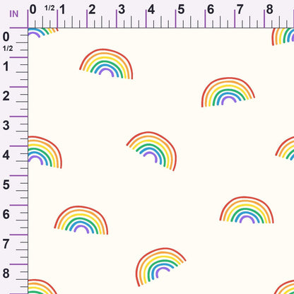 Rainbow Daydream Pattern 14 Minky Fabric