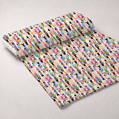 Rainbow Daydream Pattern 8 Minky Fabric