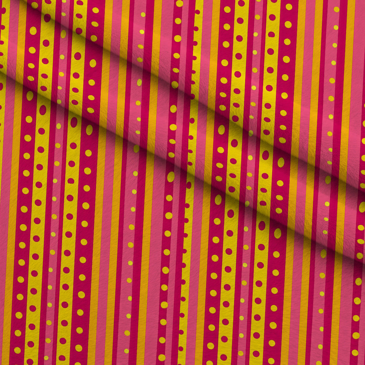 Raspberry Lemonade Pattern 1 Minky Fabric