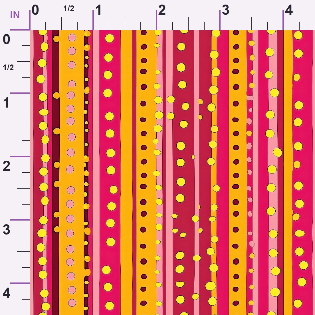 Raspberry Lemonade Pattern 2 Minky Fabric
