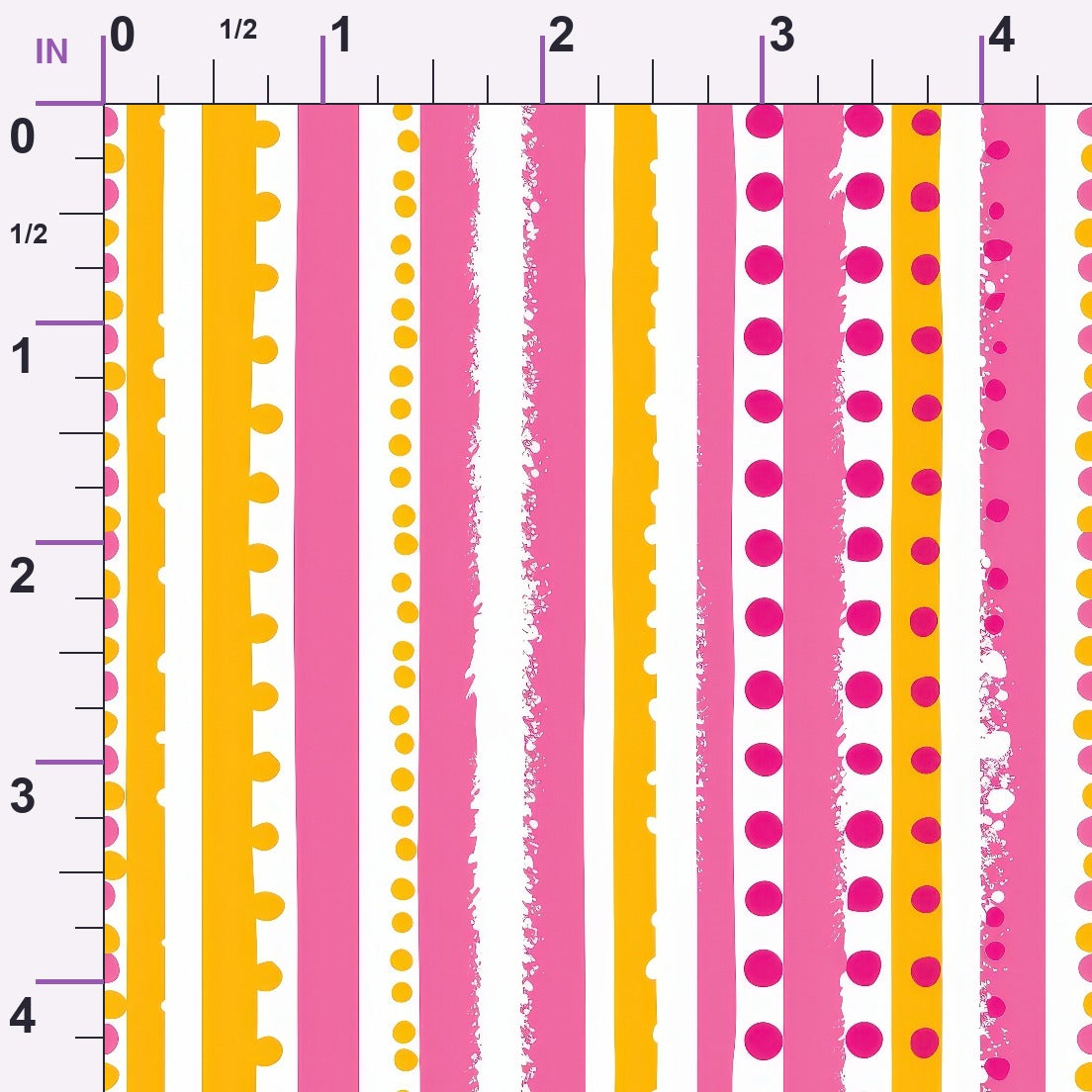 Raspberry Lemonade Pattern 4 Minky Fabric