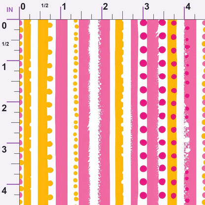 Raspberry Lemonade Pattern 4 Minky Fabric
