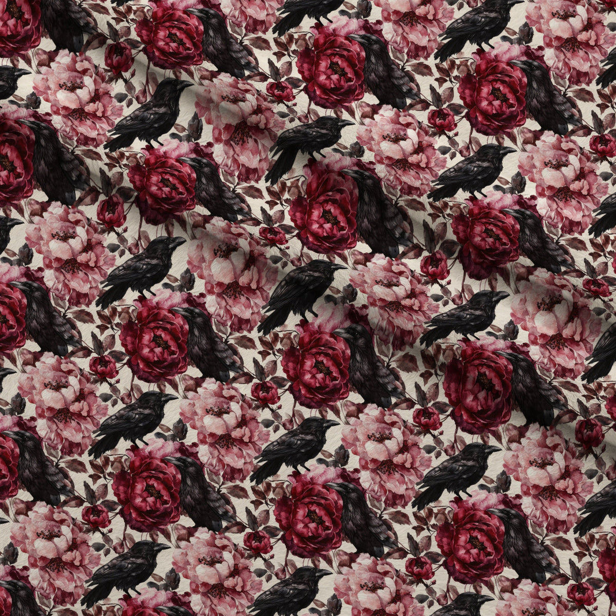 Raven Rose Reverie Pattern 1 Minky Fabric