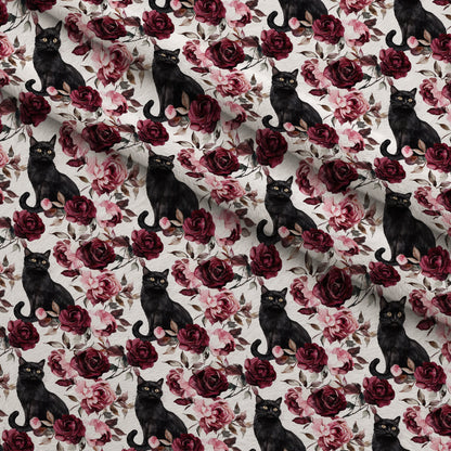 Raven Rose Reverie Pattern 11 Minky Fabric