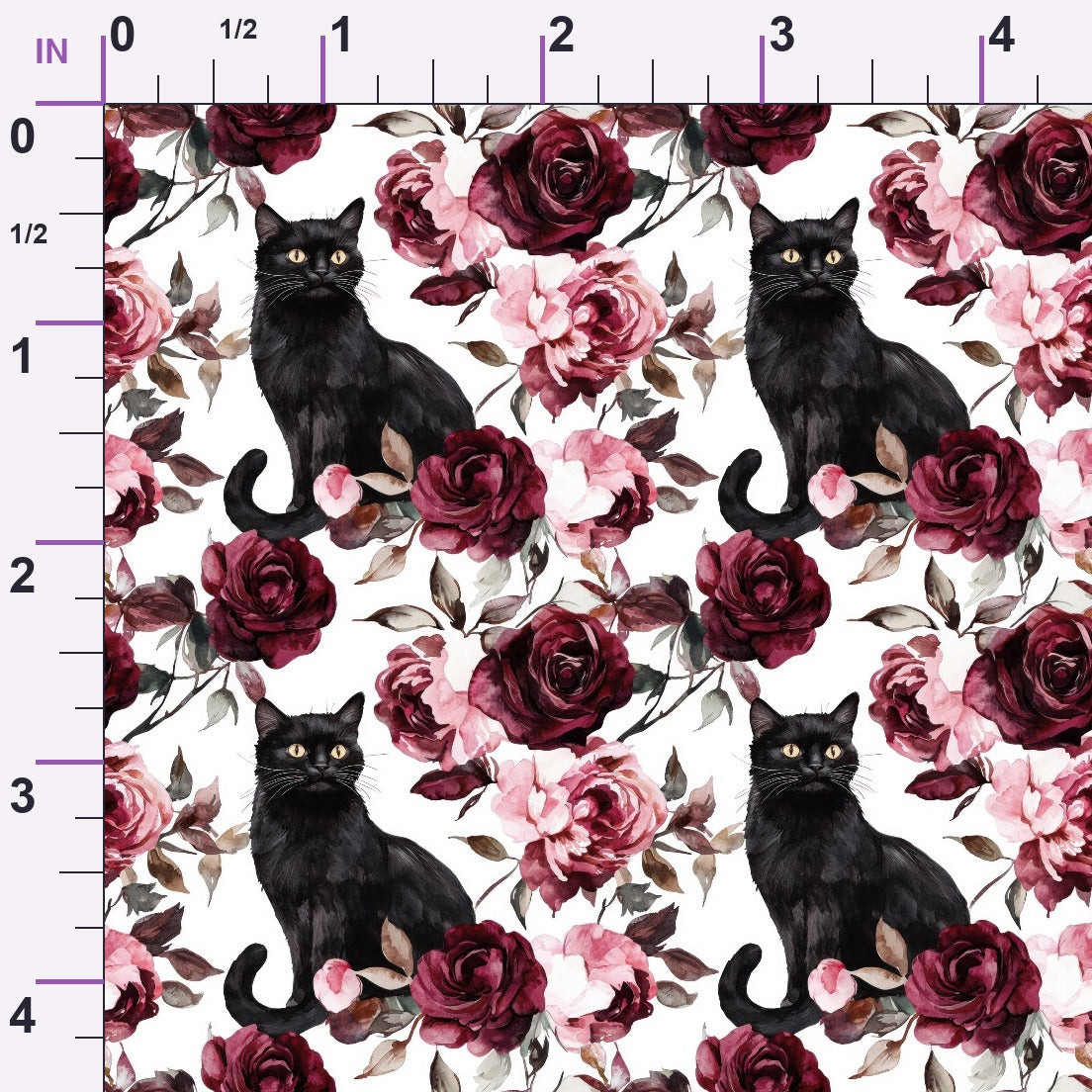Raven Rose Reverie Pattern 11 Minky Fabric
