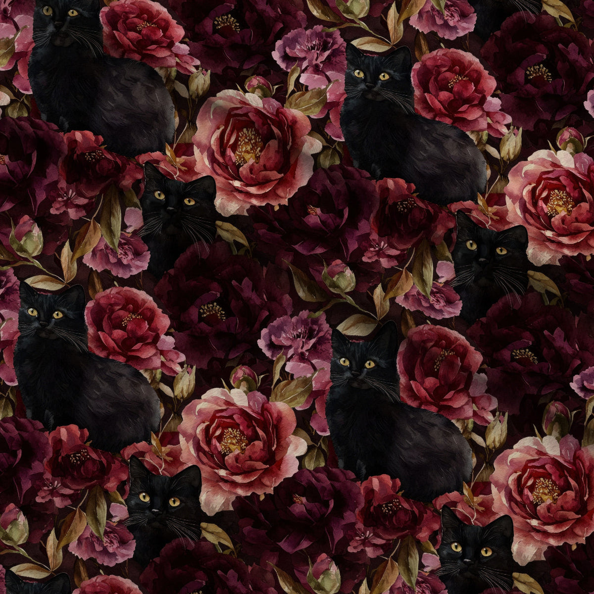 Raven Rose Reverie Pattern 12 Minky Fabric