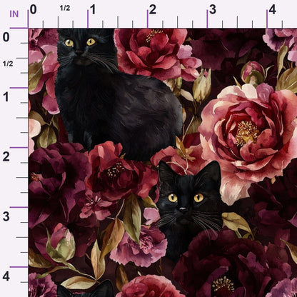 Raven Rose Reverie Pattern 12 Minky Fabric