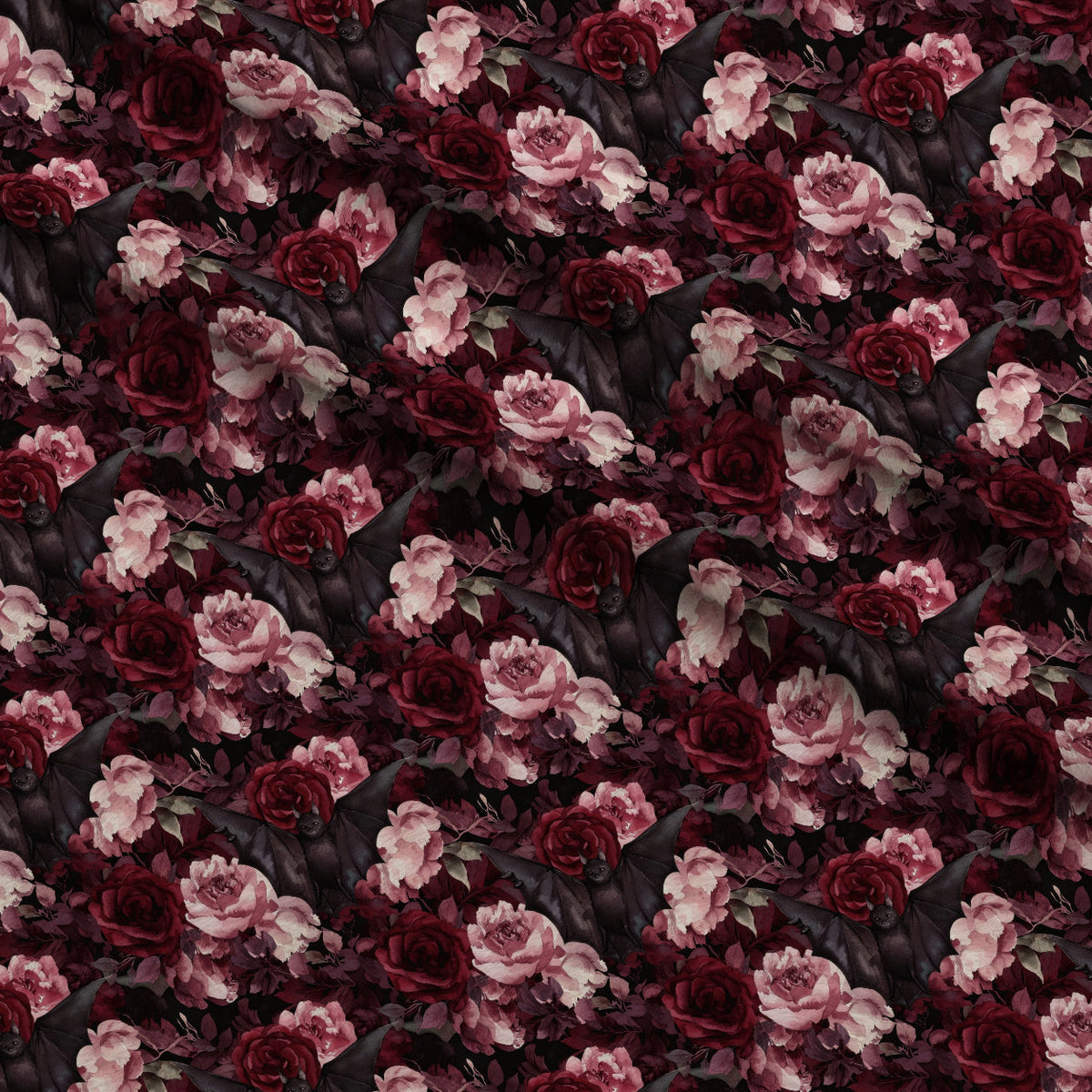 Raven Rose Reverie Pattern 13 Minky Fabric