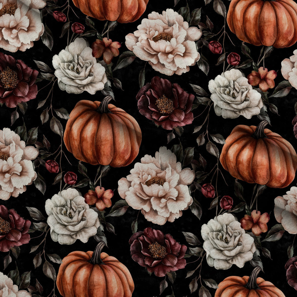 Raven Rose Reverie Pattern 16 Minky Fabric
