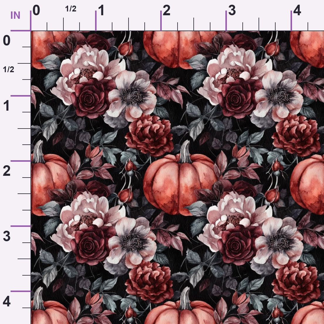 Raven Rose Reverie Pattern 18 Minky Fabric