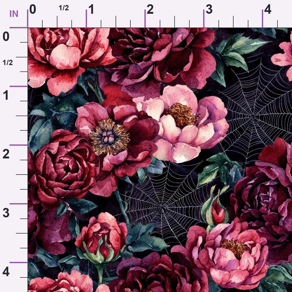 Raven Rose Reverie Pattern 21 Minky Fabric