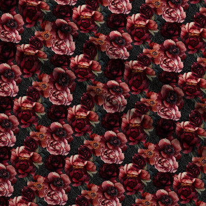 Raven Rose Reverie Pattern 22 Minky Fabric