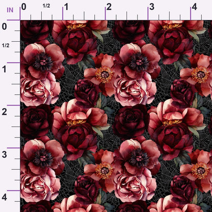 Raven Rose Reverie Pattern 22 Minky Fabric